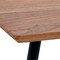 Armen Living Messina Modern Walnut and Metal Dining Room Table LCMSDIWA - alternate 5